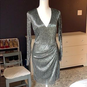 🦊 GUESS cocktail dress black/silver XS